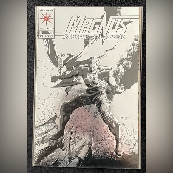 Valiant Comics - Magnus Robot Fighter #25 Comic Book - Foil Cover - Picture 1 of 1